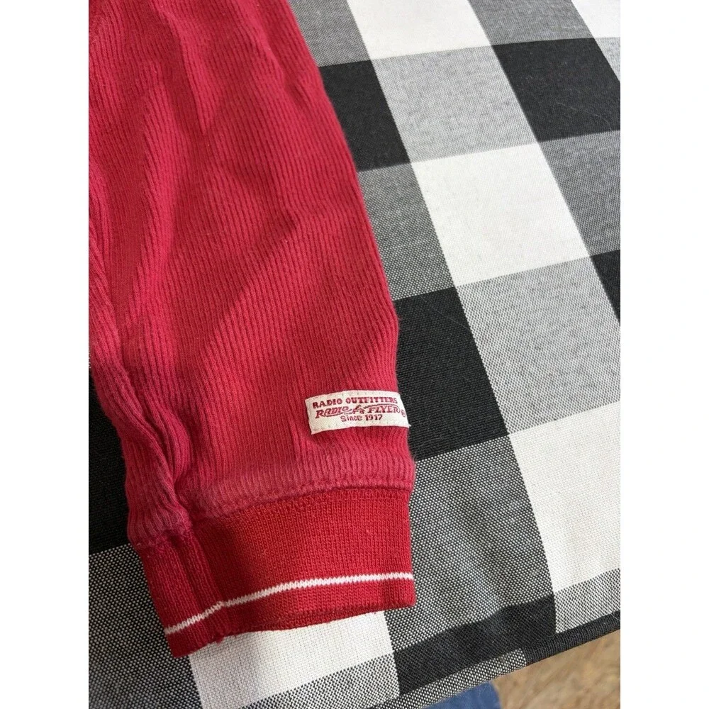 Y2K Radio Flyer 2-Piece Ribbed Outfit Set Long Sleeve Shirt & Pants 3/6 MOS